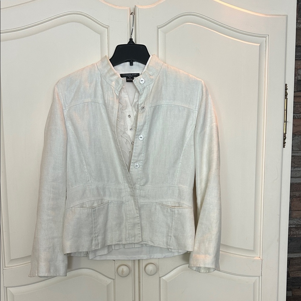 White Button-Up Jacket